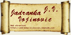 Jadranka Vojinović vizit kartica